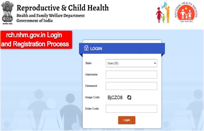 RCH Portal – Data Entry Online Login and Registration 2023